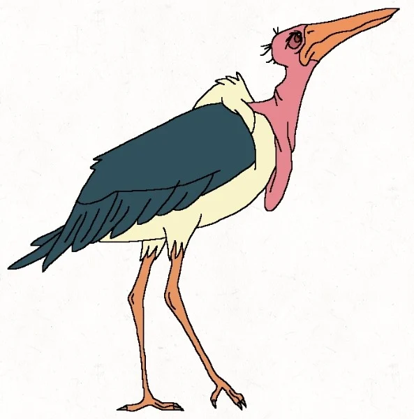 Yuri Stytskovsky The Marabou Stork Rus 