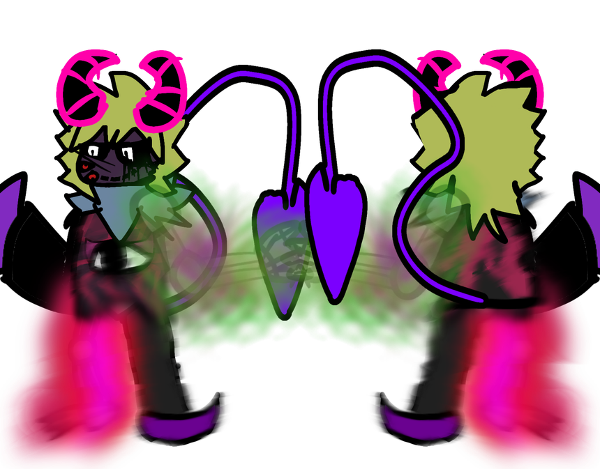 Infinidade(Demon form of my OC)