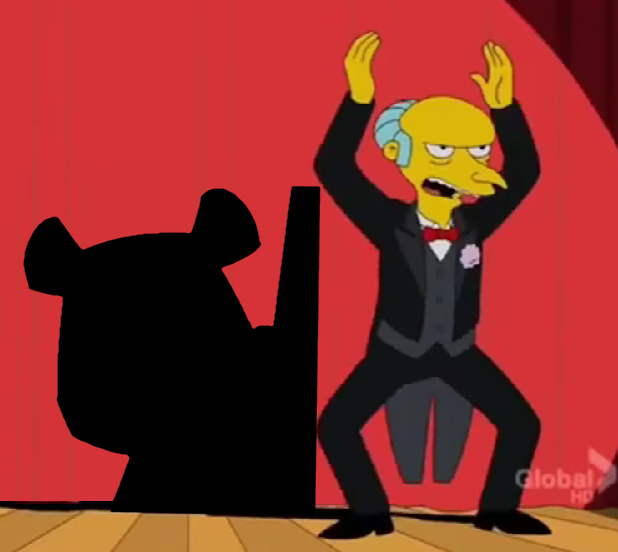 Mr burns from the pibby bluey, ohio meme (aka neo the)