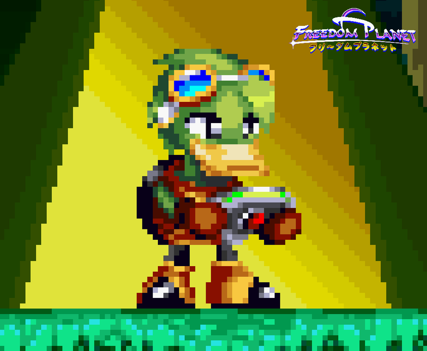 Torque The Shellduck (Freedom Planet)