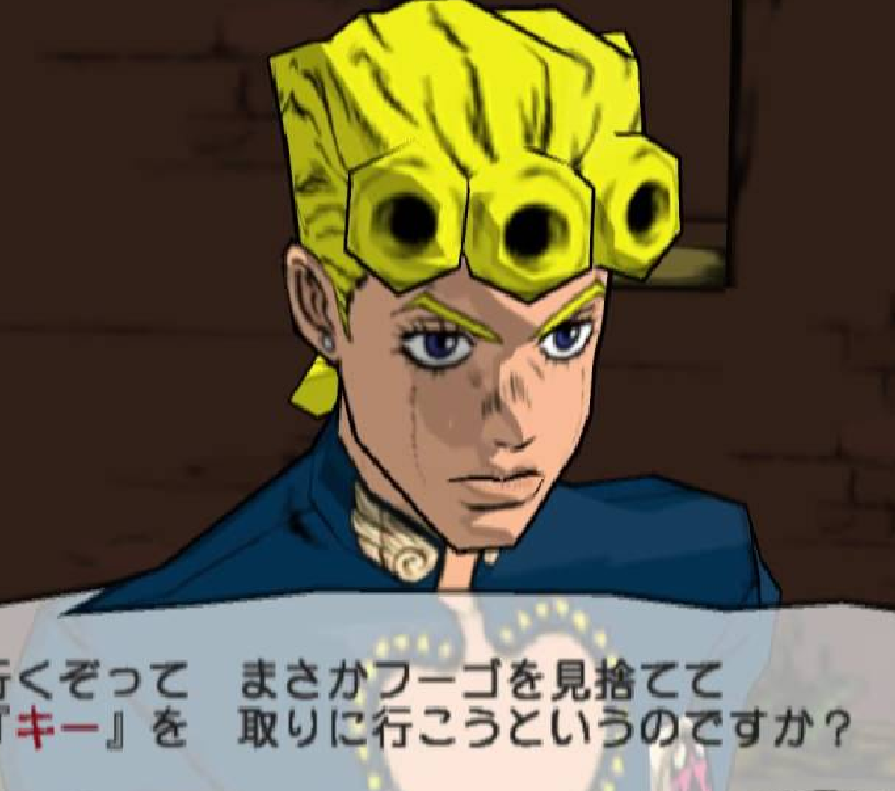 Giorno Giovanna (GioGio's Bizarre Adventure PS2)