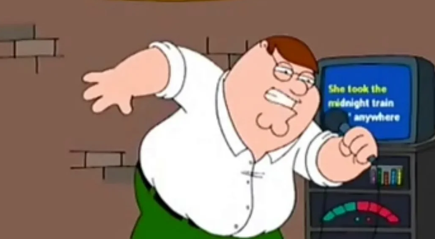 Peter Griffin Singing