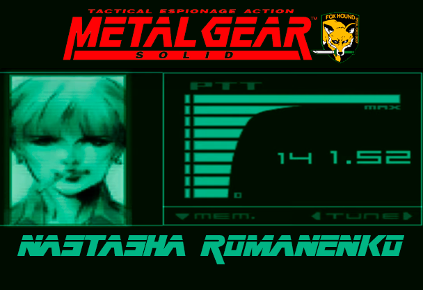 Nastasha Romanenko for MGS 1