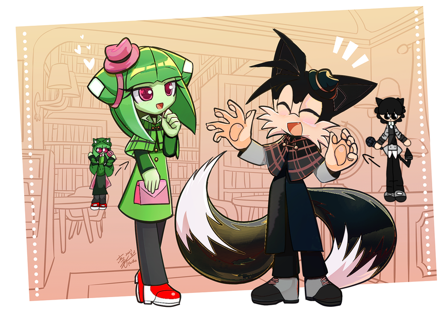 Fnf Andro Meda and floragato pokemon