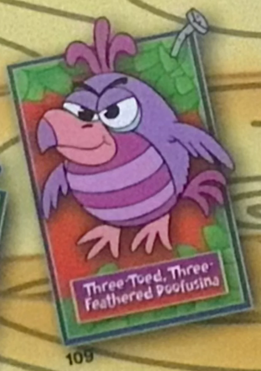 Three-Toed, Three-Feathered Doofusina