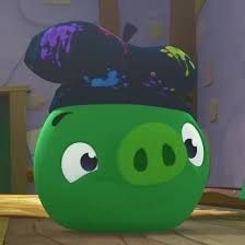 artist pig (angry birds)