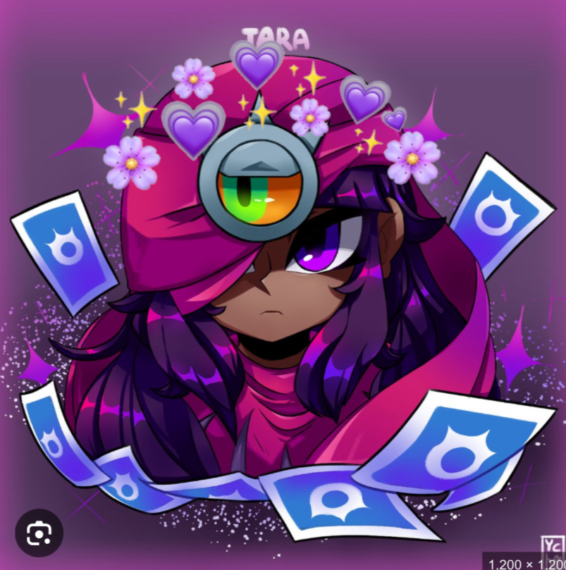 Tara ( without her mask lol) 
