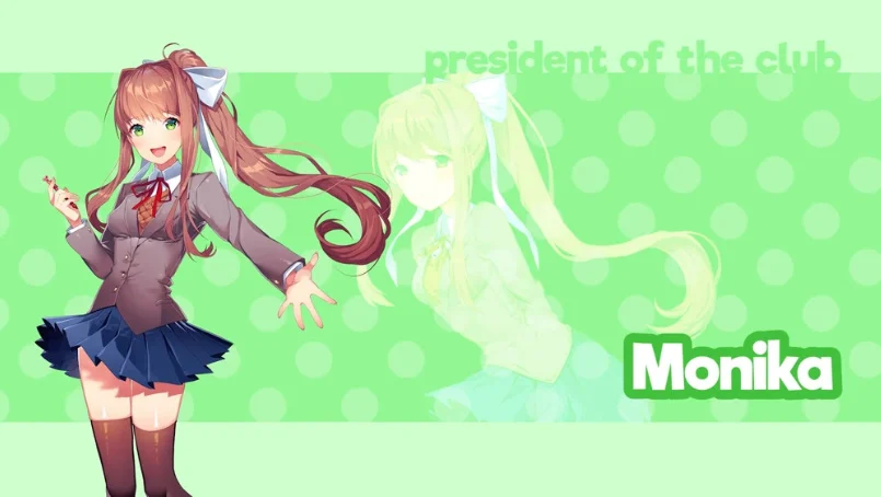 Monika (DDLC RUSSIAN FANDUB: Vaselisa Eldarova)