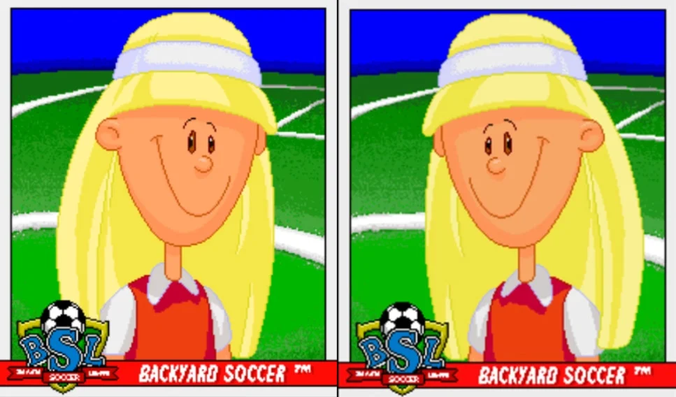 Ashley and Sidney Webber (Backyard Soccer; Cathy Faulkner)