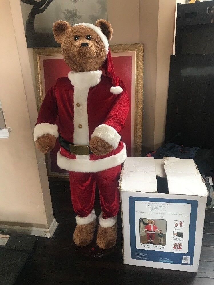 Gemmy 2004 Santa Suit Bear