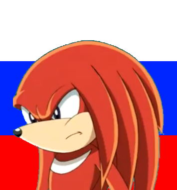 Knuckles Sonic X (RUS) 