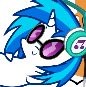 DJ Pon-3 Vinyl Scratch (TheLostNarrator voice from Magpiepony videos) My little pony