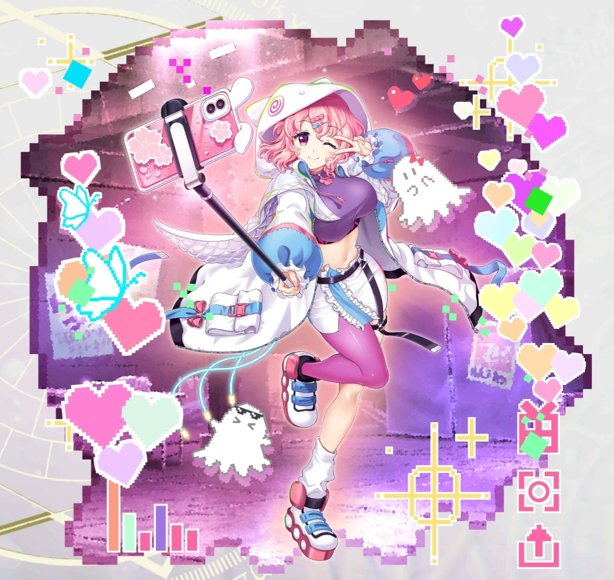 Yuyuko Saigyouji (Cyber Ghost) (Touhou LostWord)