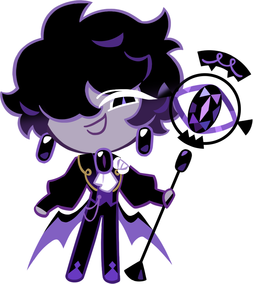 Black Sapphire Cookie (ENGLISH DUB:  Barrett Leddy) Cookie Run: Kingdom.