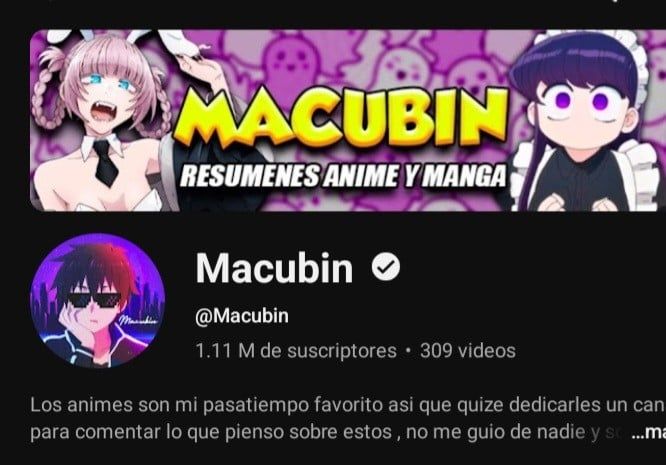 Macubin - Español Latino [Youtuber]