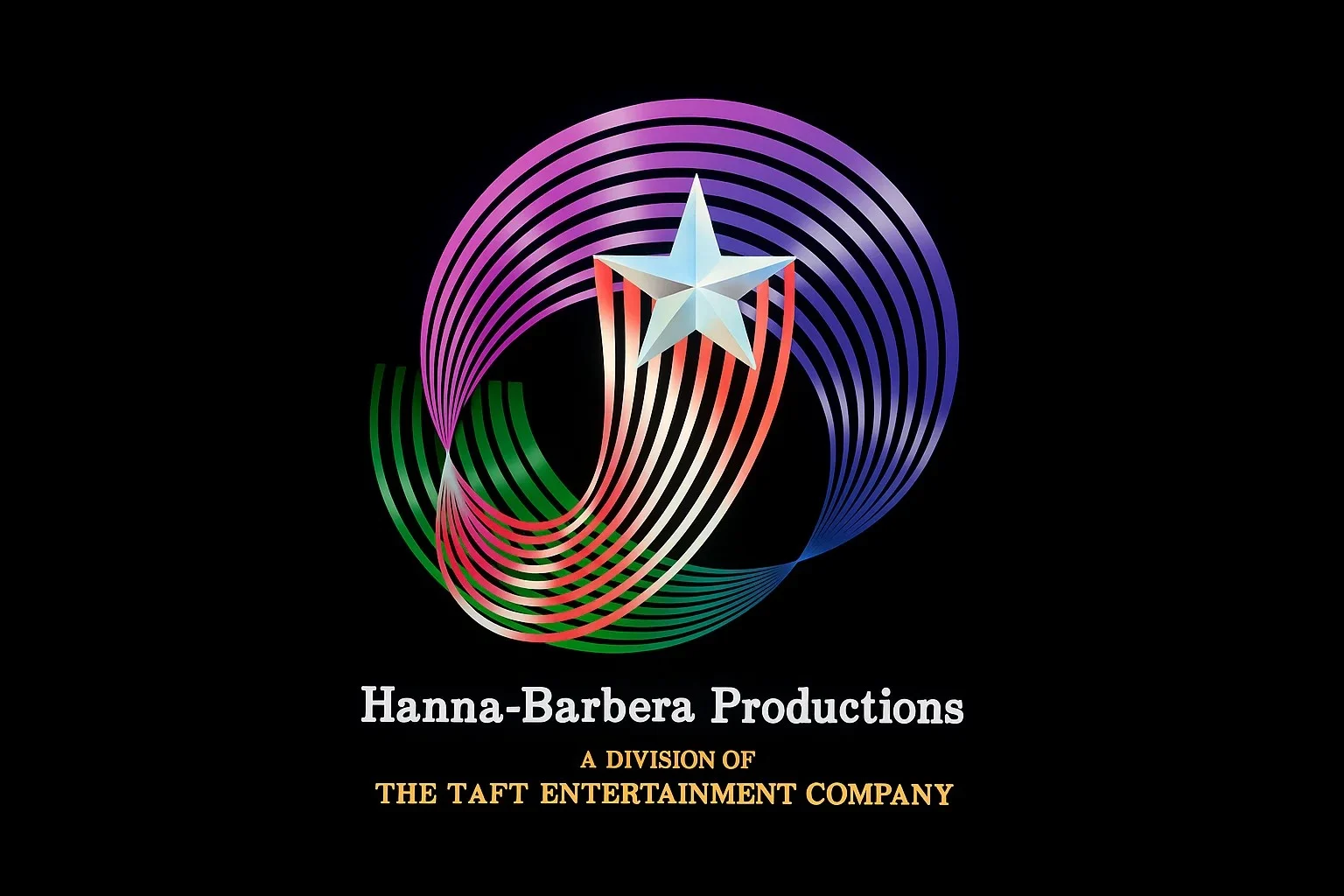Hanna Barbera Swirling Star